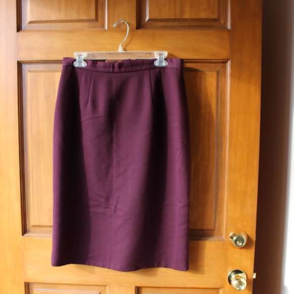 Plum midi skirt - Picture 1 of 6